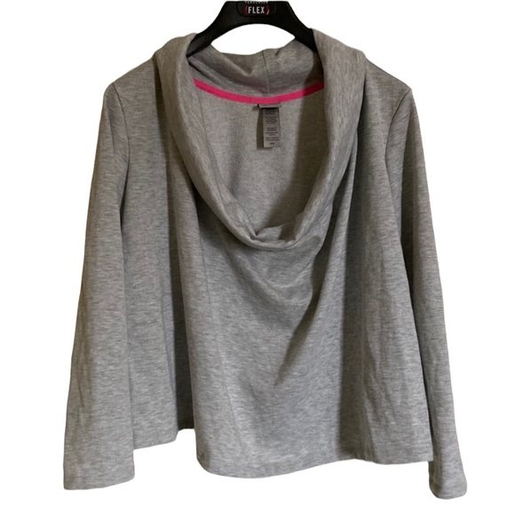 Champion Tops - Champion lagenlook Yoga workout Sweatshirt, Grey
